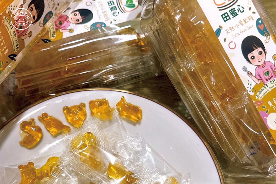 黃金百香果軟糖 天然水果軟糖