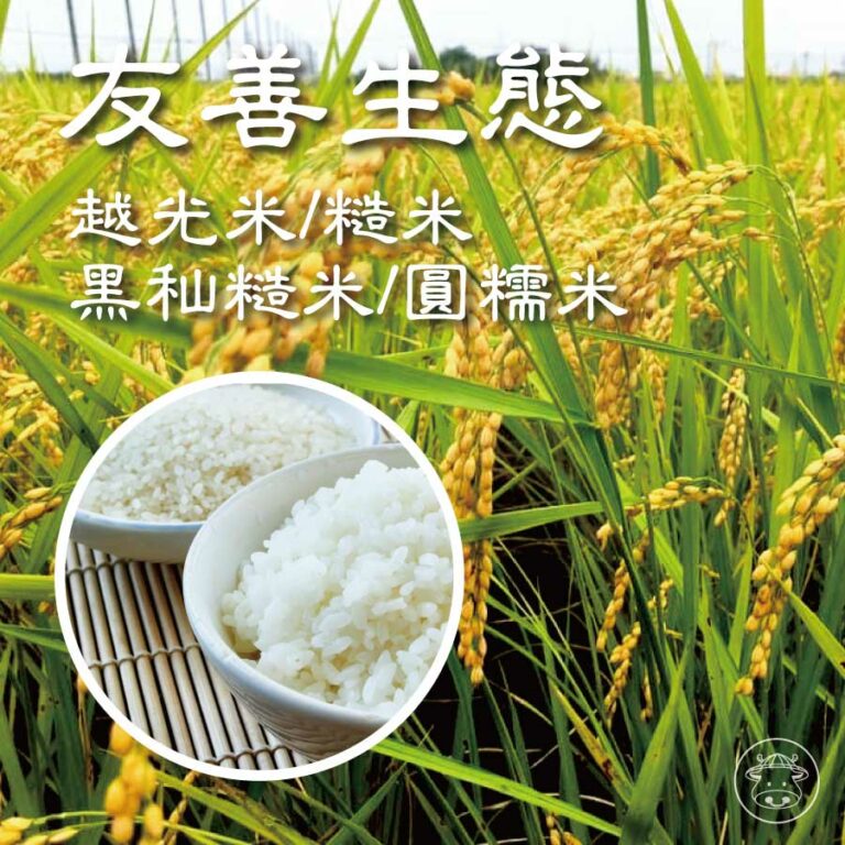 無農藥無化肥《生態越光米》追求品質與健康安心