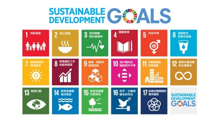 聯合國 SDGs 中文 17 目標 1920